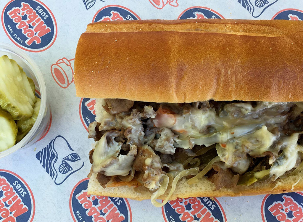 Jersey mikes philly cheesesteak sub order 17 facebook