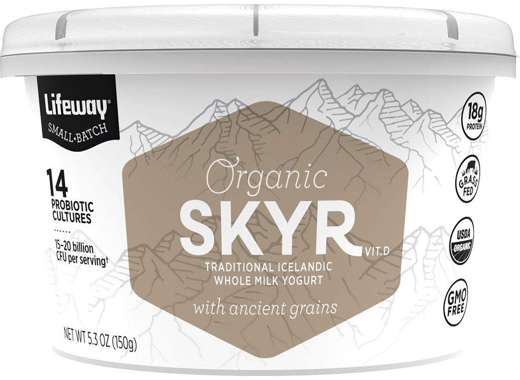 Lifeway organic skyr with ancient grains