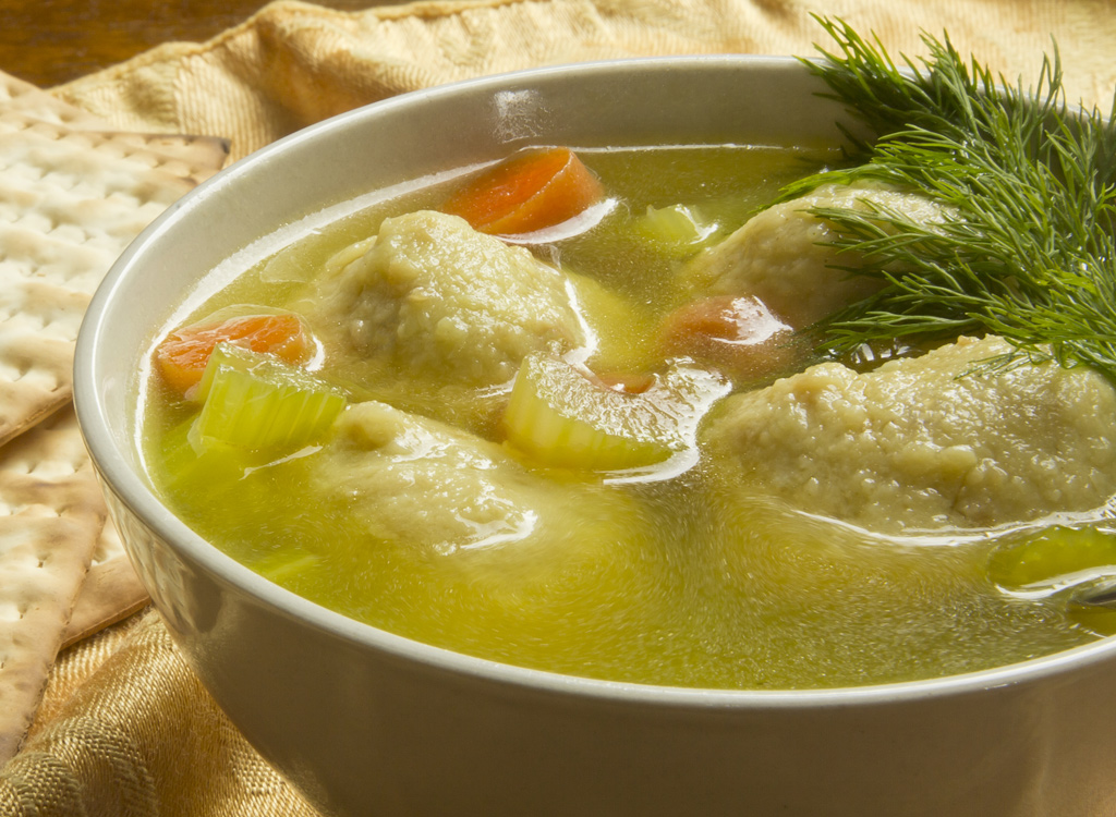 Matzah ball soup