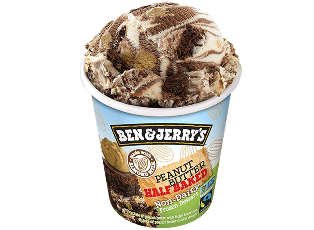 Ben and jerrys peanut butter half baked non dairy ice cream