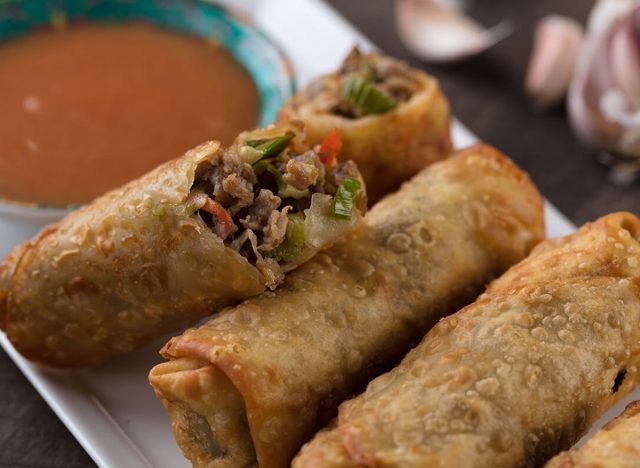 PF changs housemade pork egg rolls