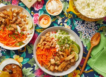 Poke bowl with chicken