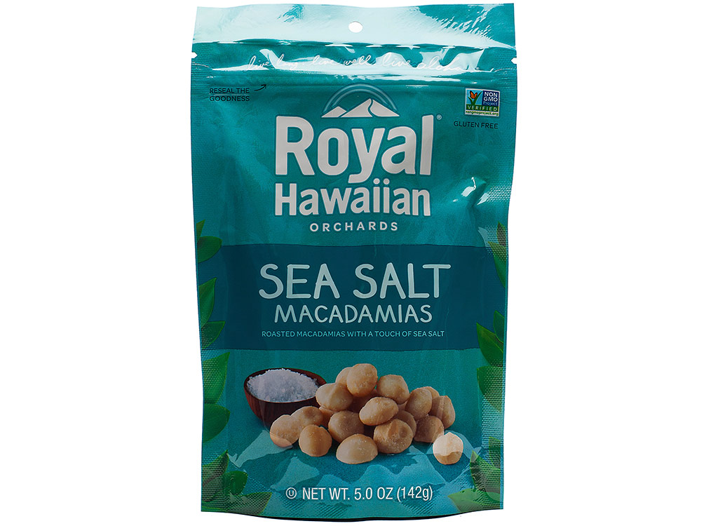 Royal hawaiian sea salt macadamias keto snack