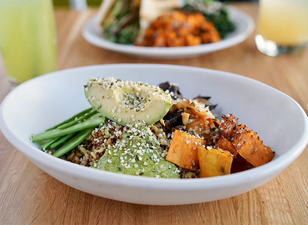 True food kitchen ancient grains bowl on table