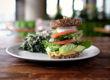 True food kitchen inside out quinoa burger