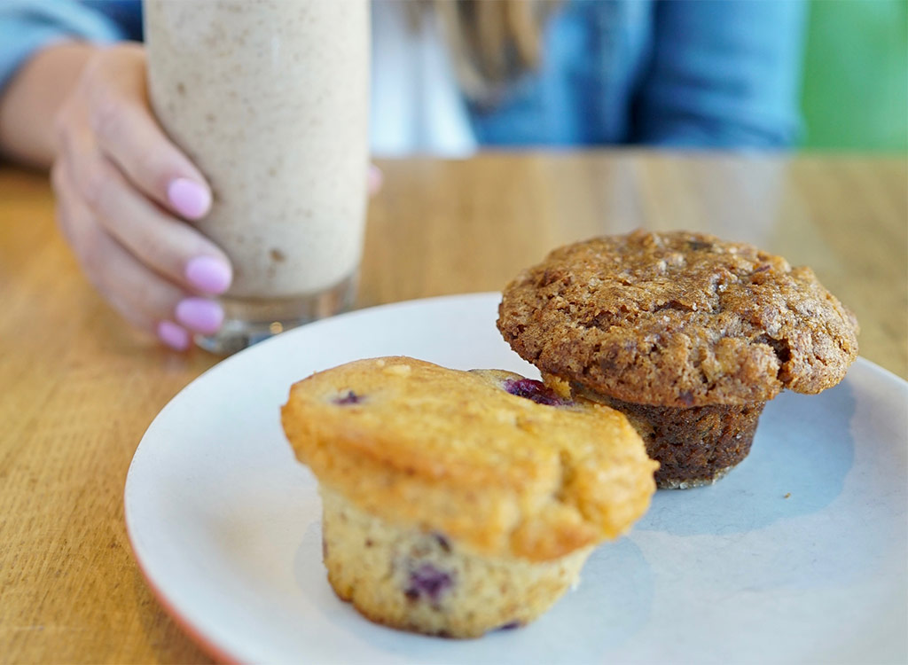 True food kitchen banana espresso nut and blueberry muffins