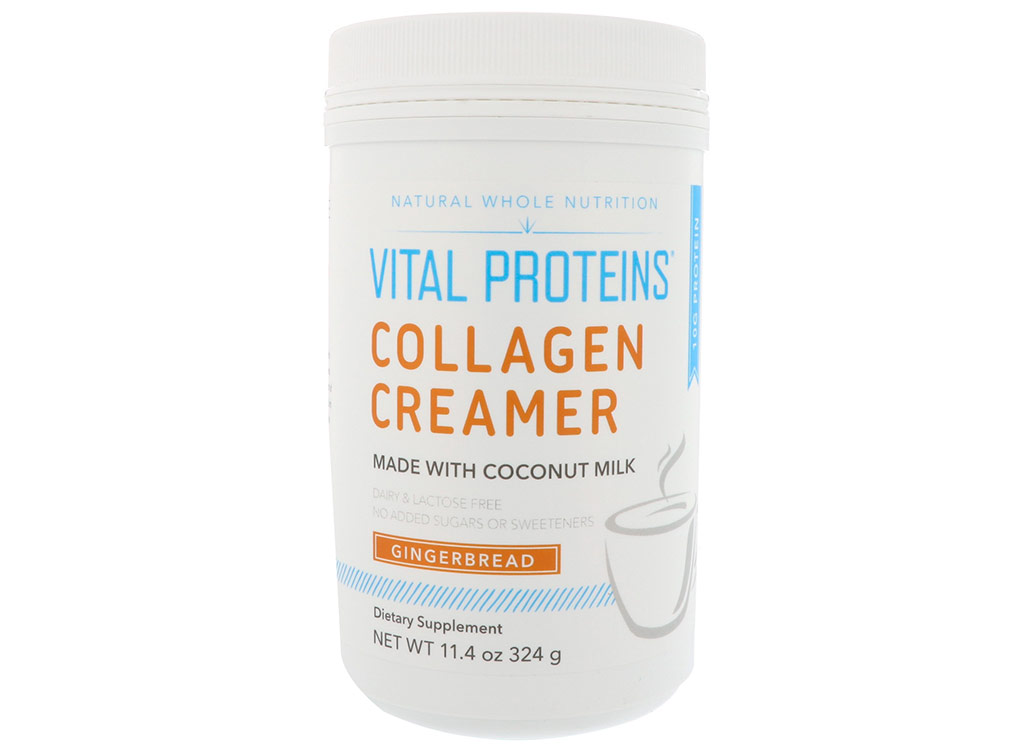 Vital proteins collagen creamer made with coconut milk gingerbread