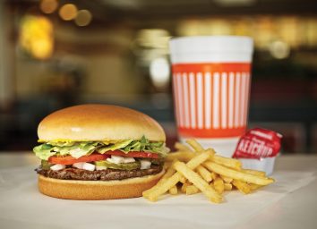 Whataburger burger and fries