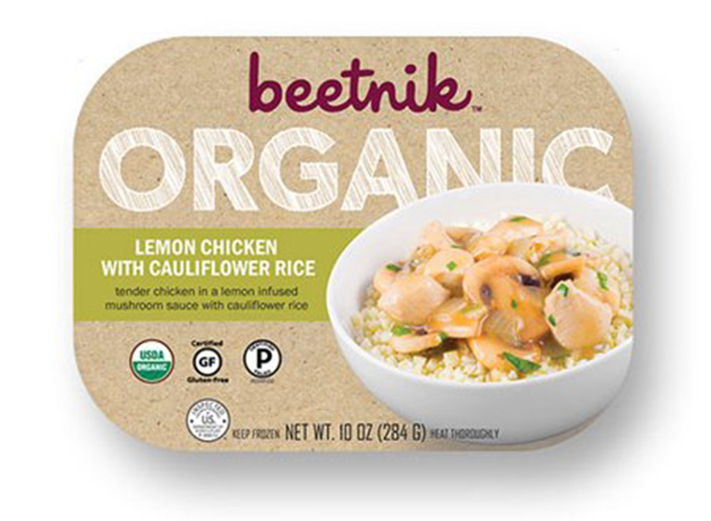 Beetnik organic lemon chicken with cauliflower rice