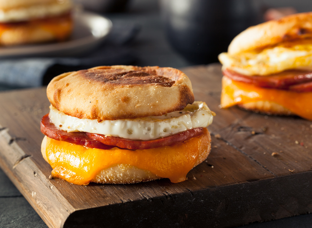 The truth about eggs on fast-food breakfast sandwiches