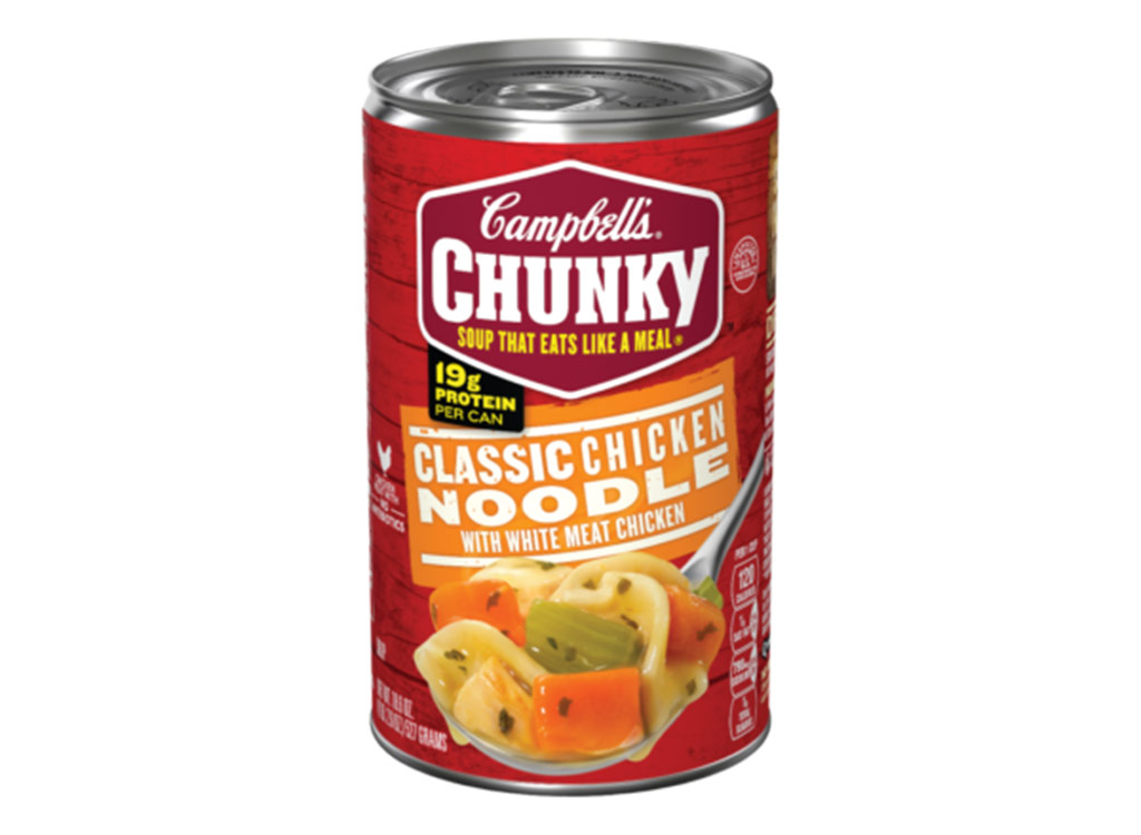 Campbell's chunky chicken noodle soup