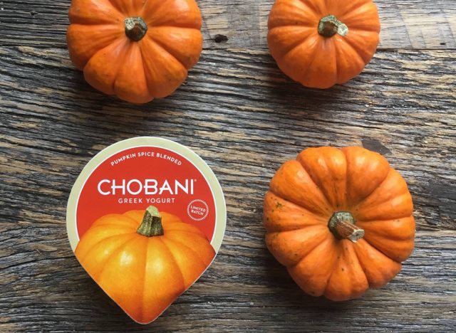 Chobani pumpkin spice