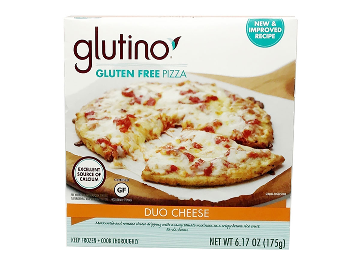 glutino frozen cheese pizza