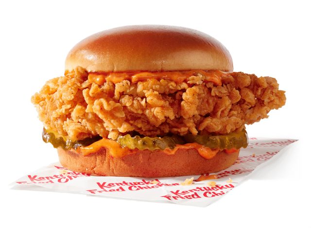 KFC Spicy Chicken Sandwich 