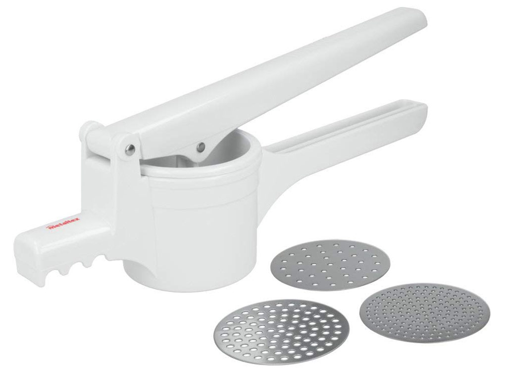 https://www.eatthis.com/wp-content/uploads/sites/4/2018/08/metaltex-usa-inc-potato-ricer-white.jpg