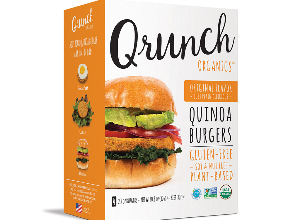 Qrunch quinoa burgers