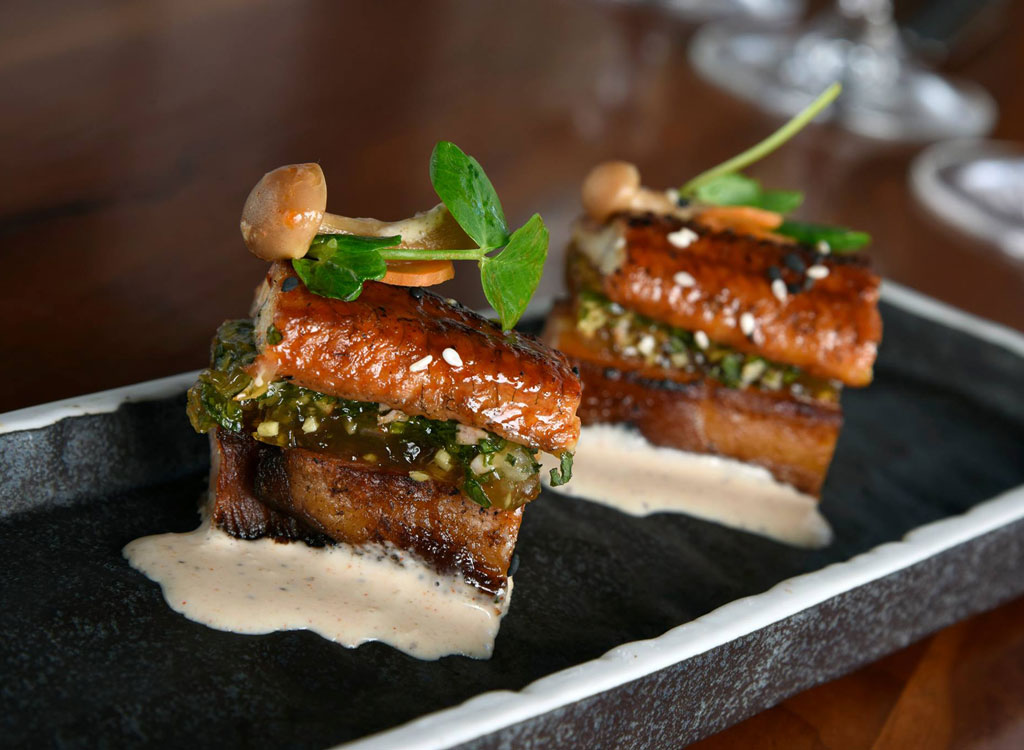 Eel pork belly