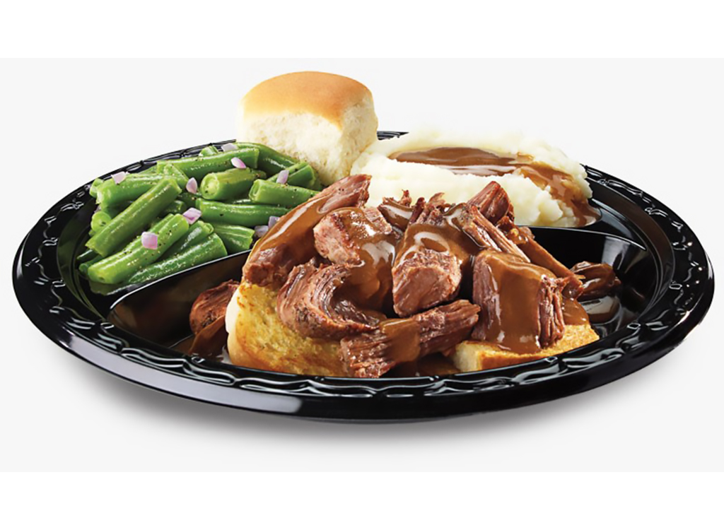 Beef pot roast dinner