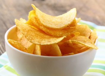 Bowl potato chips
