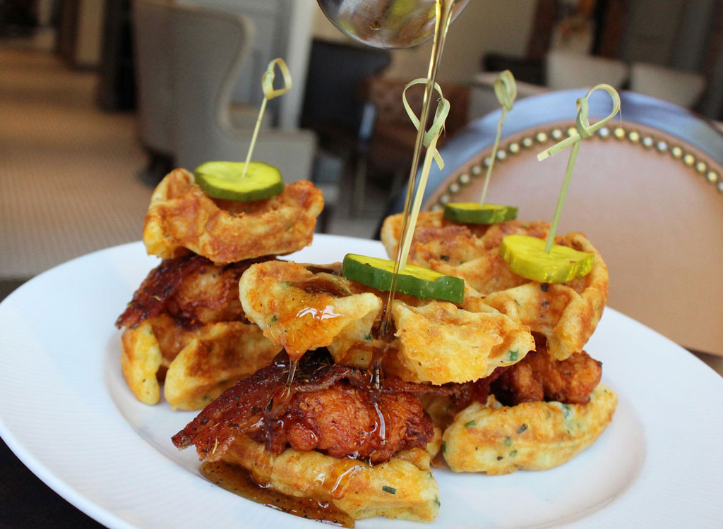 Southern comfort chicken and waffles