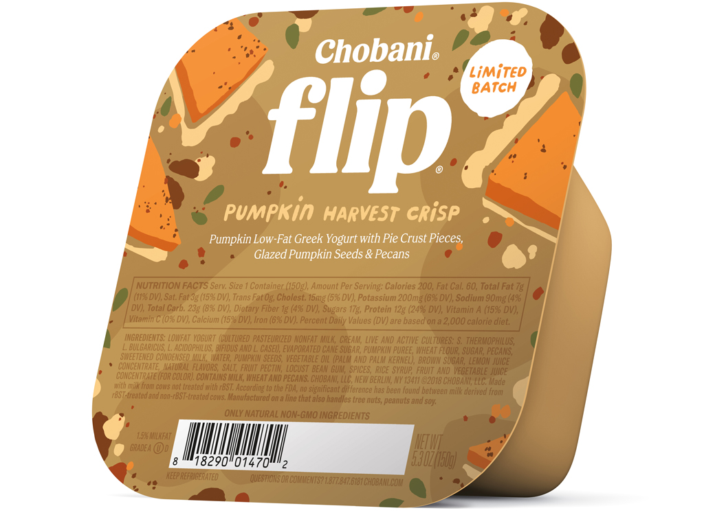 chobani flip pumpkin harvest crisp