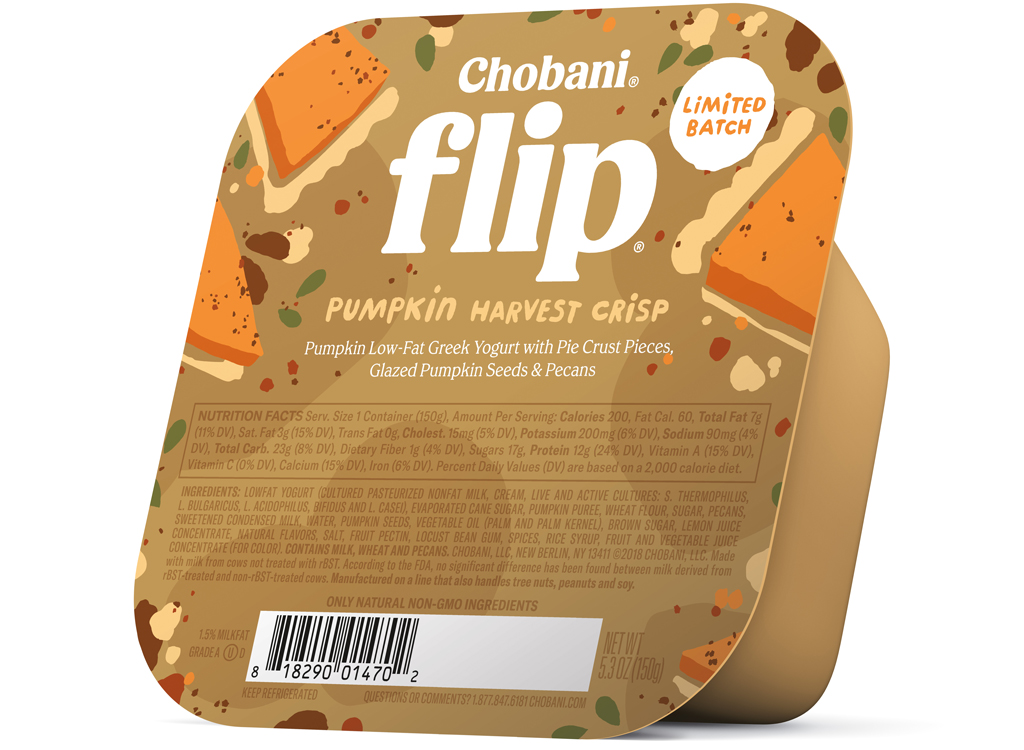 chobani flip pumpkin harvest crisp