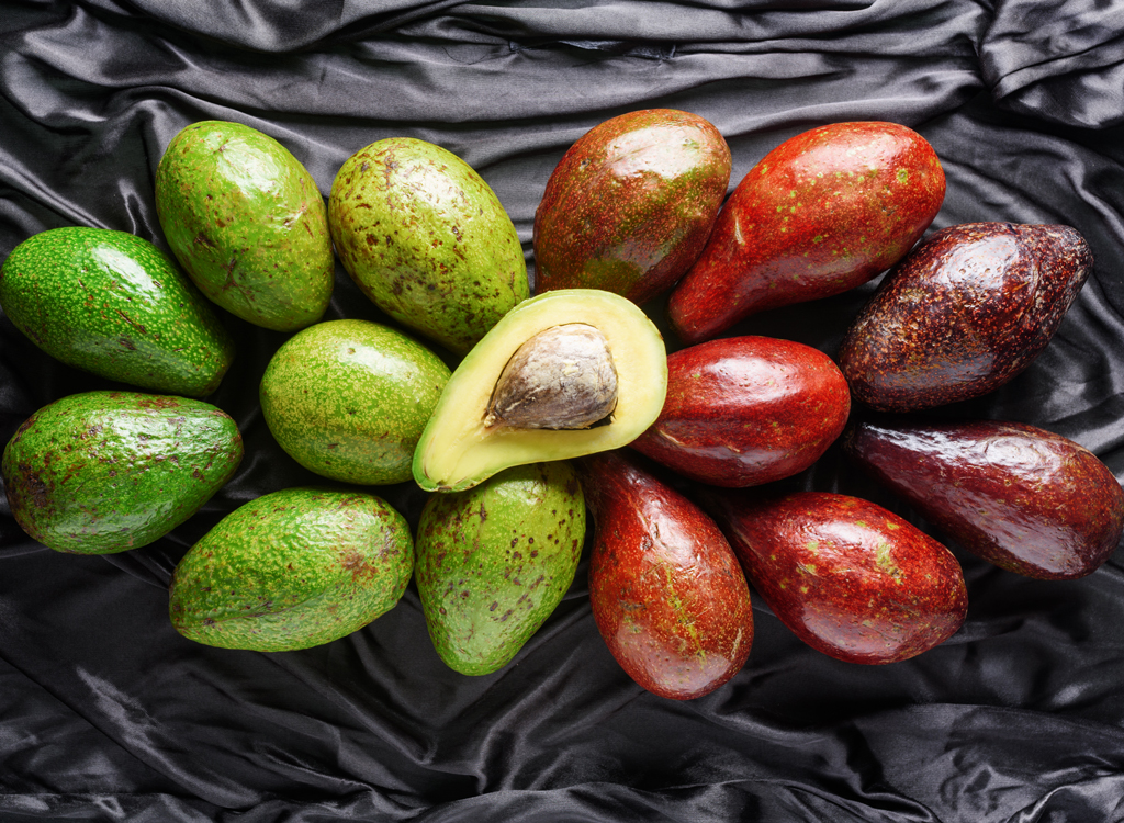 Different avocado colors