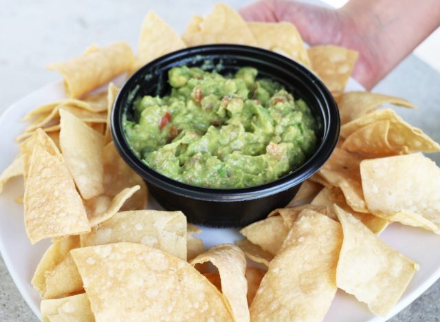 El pollo loco chips and guac