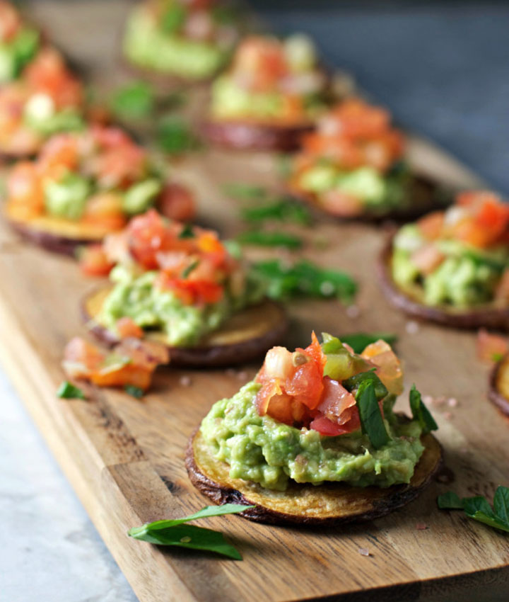 Loaded potato bites