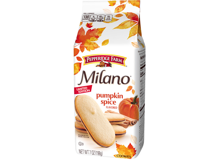 Pepperidge farm milano pumpkin spice cookies
