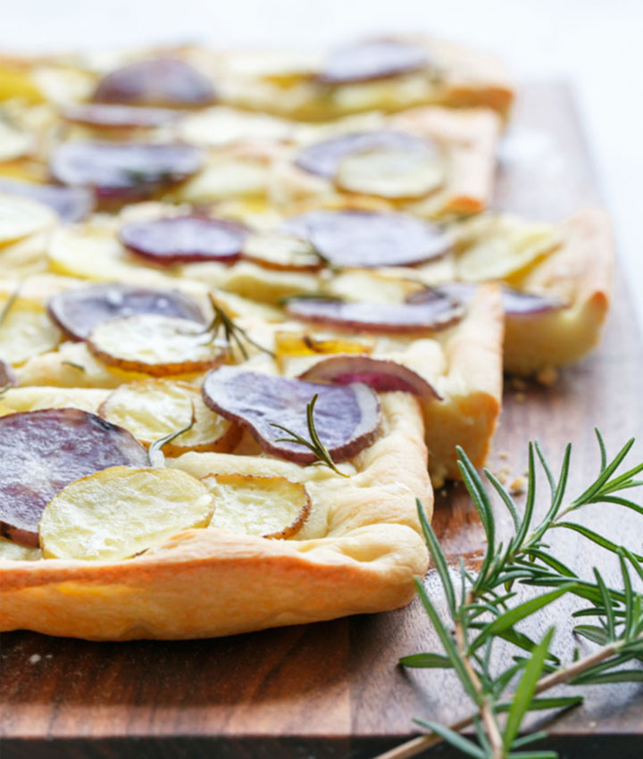 Potato and rosemary focaccia bread