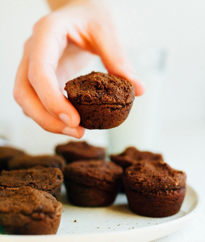 Sweet potato brownie bites vegan and gluten free