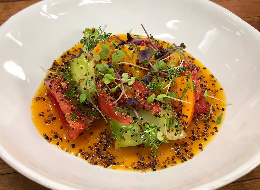 Heirloom tomato plate