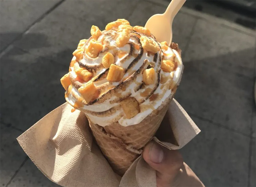 Wild scoops ice cream cone alaska