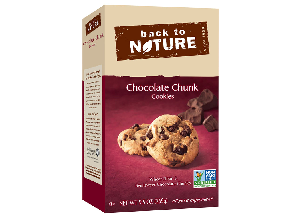 Back to nature chocolate chunk cookies