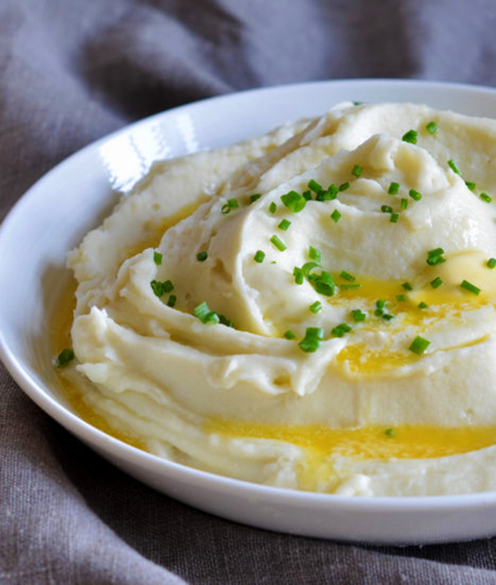 Baked mashed potatoes