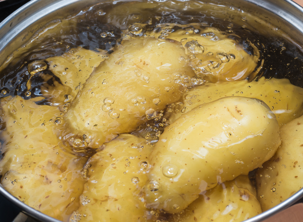 boiled potatoes