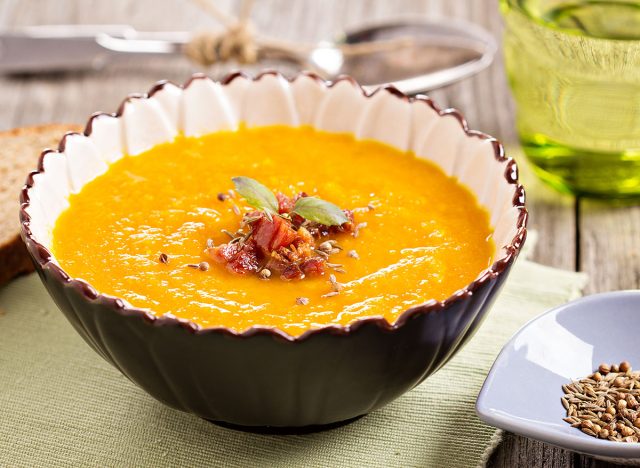 Carrot ginger soup