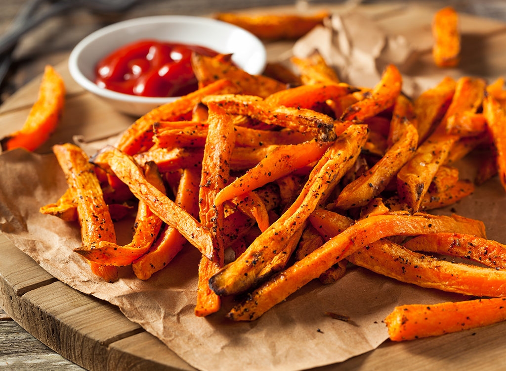 Crispy sweet potato fries