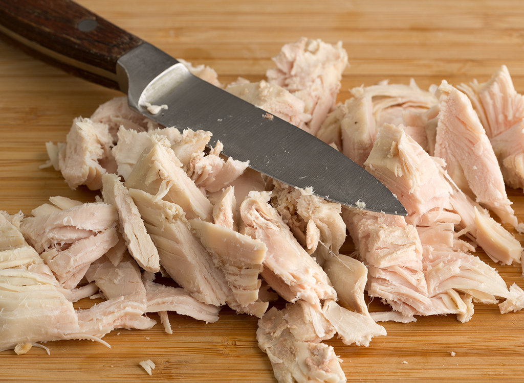 Cut up turkey