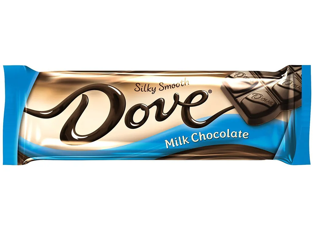 Dove milk chocolate bar
