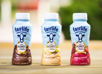 Fairlife smart snacks honey oats drinkable nutritional shake milk lactose free