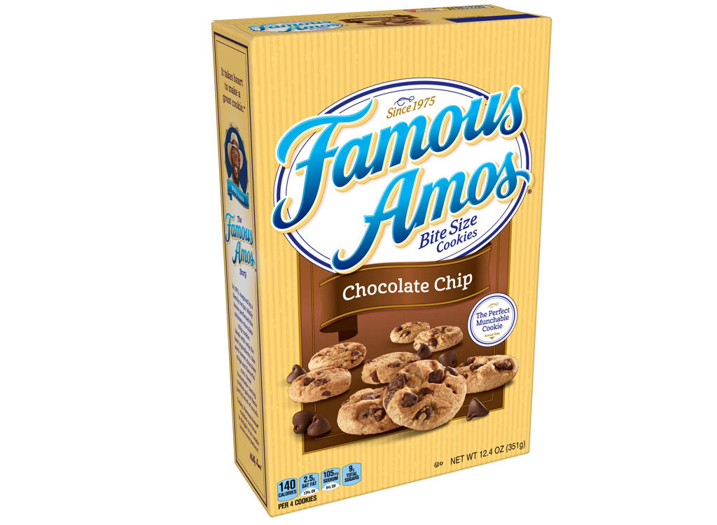 Famous amos bite size chocolate chip cookies