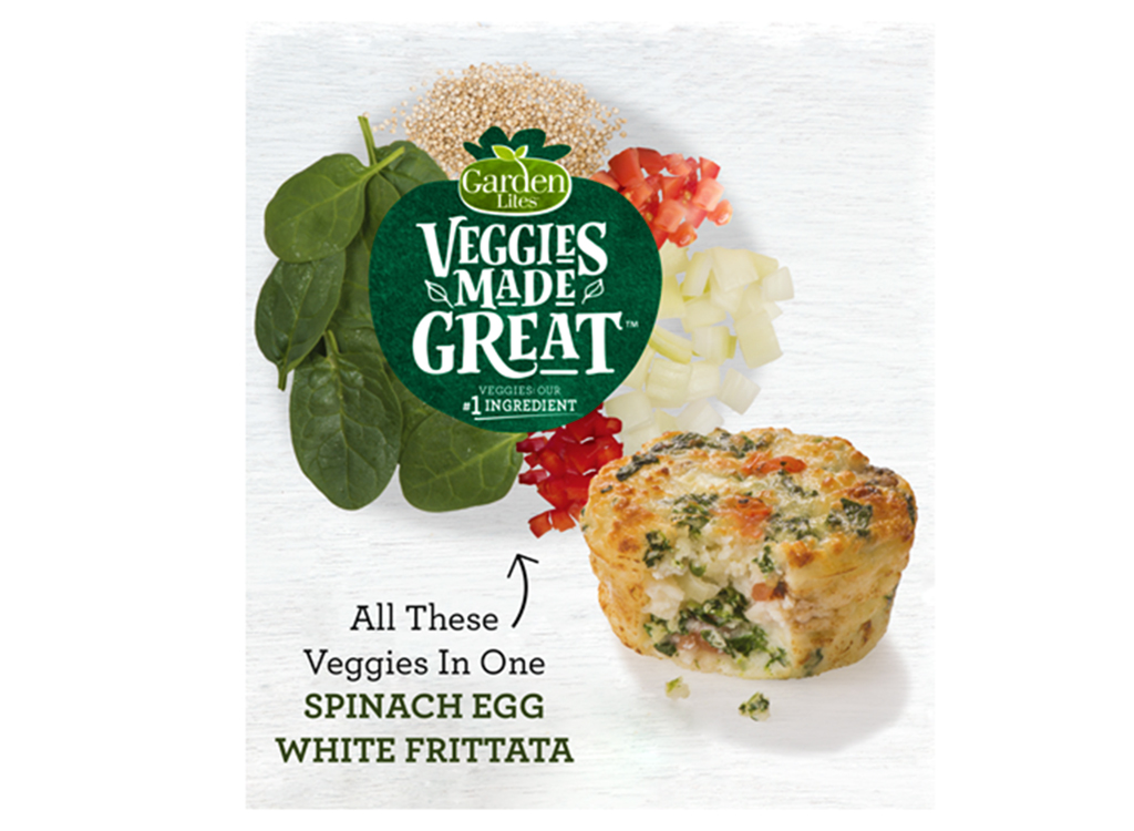 Garden lites spinach egg white firittata muffin