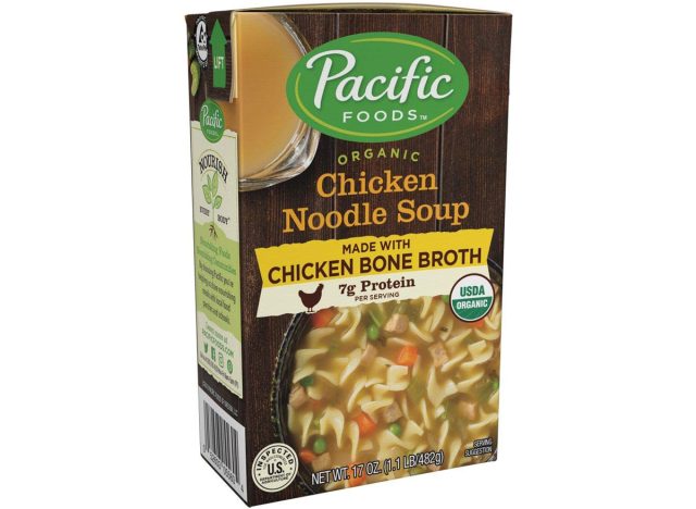 Pacific foods organic bone broth chicken noodle soup