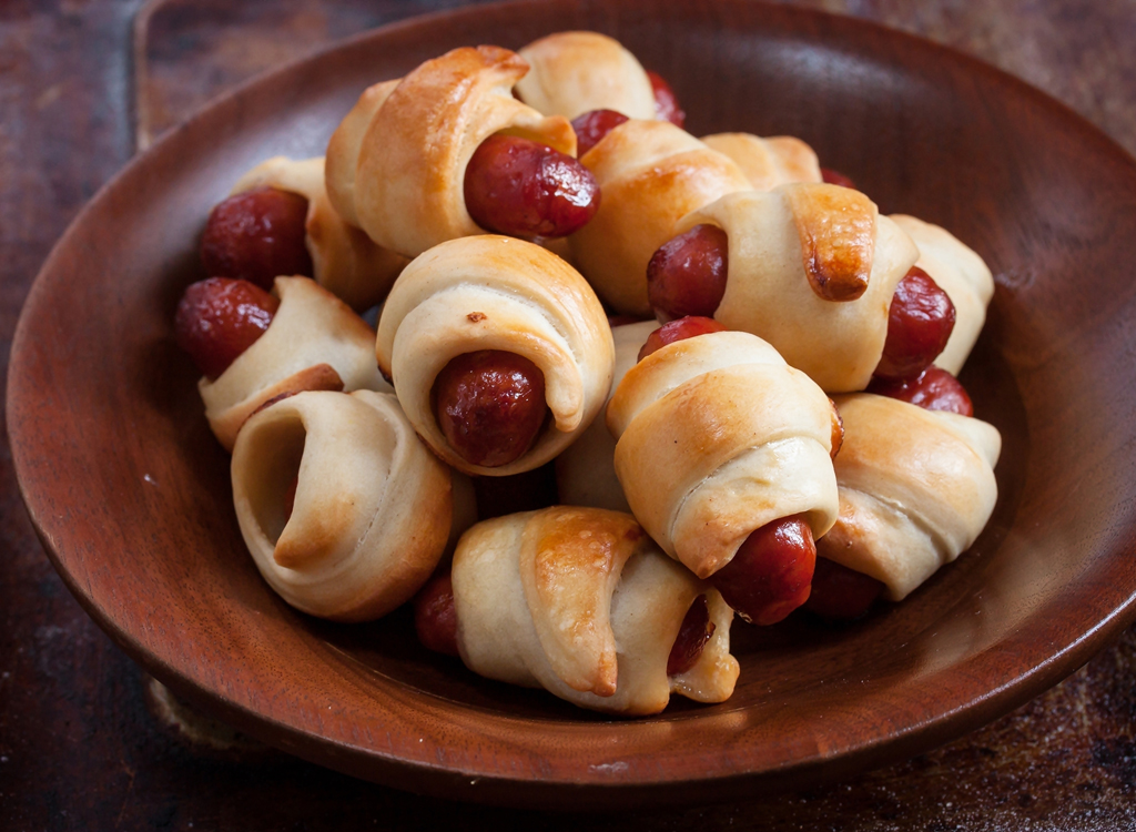 pigs in a blanket mini hot dogs