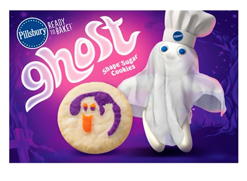 Pillsbury ghost shape sugar cookies