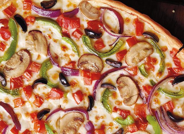 Pizza hut veggie lovers pizza