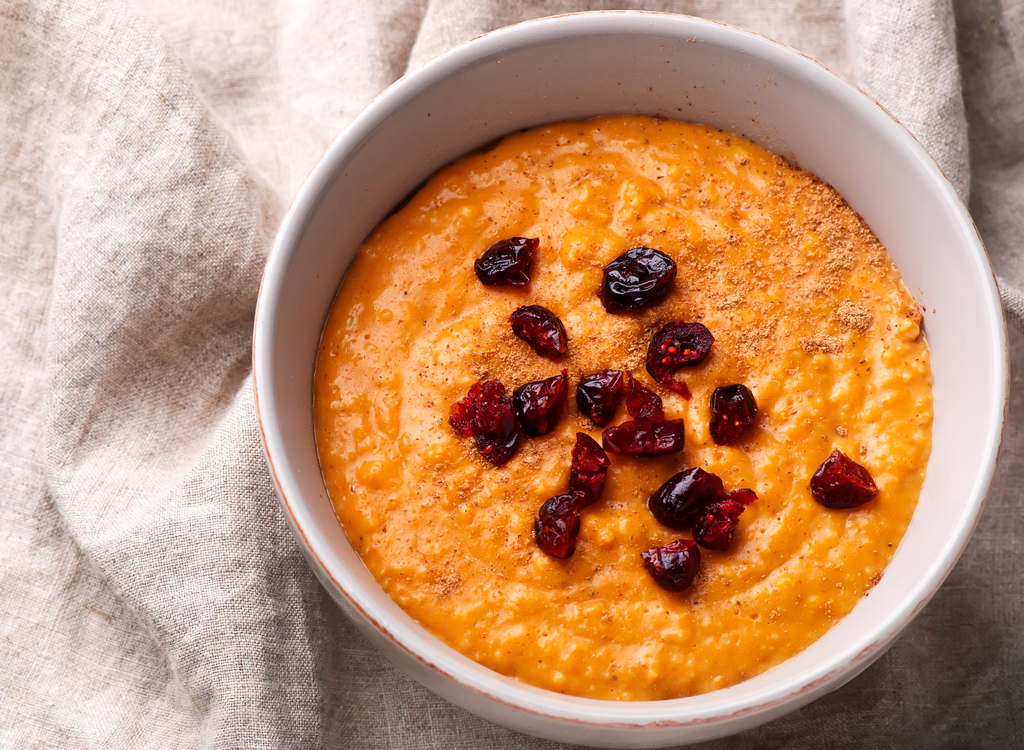 Pumpkin pie oatmeal