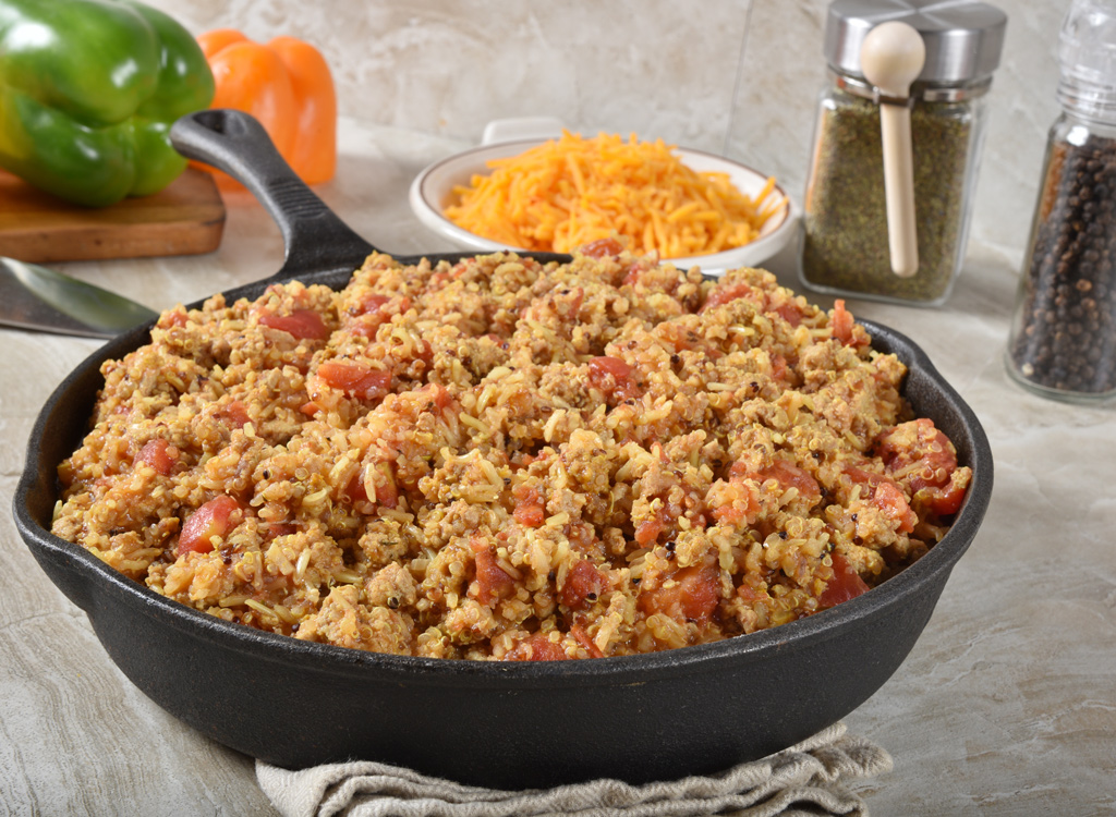 Quinoa and sausage